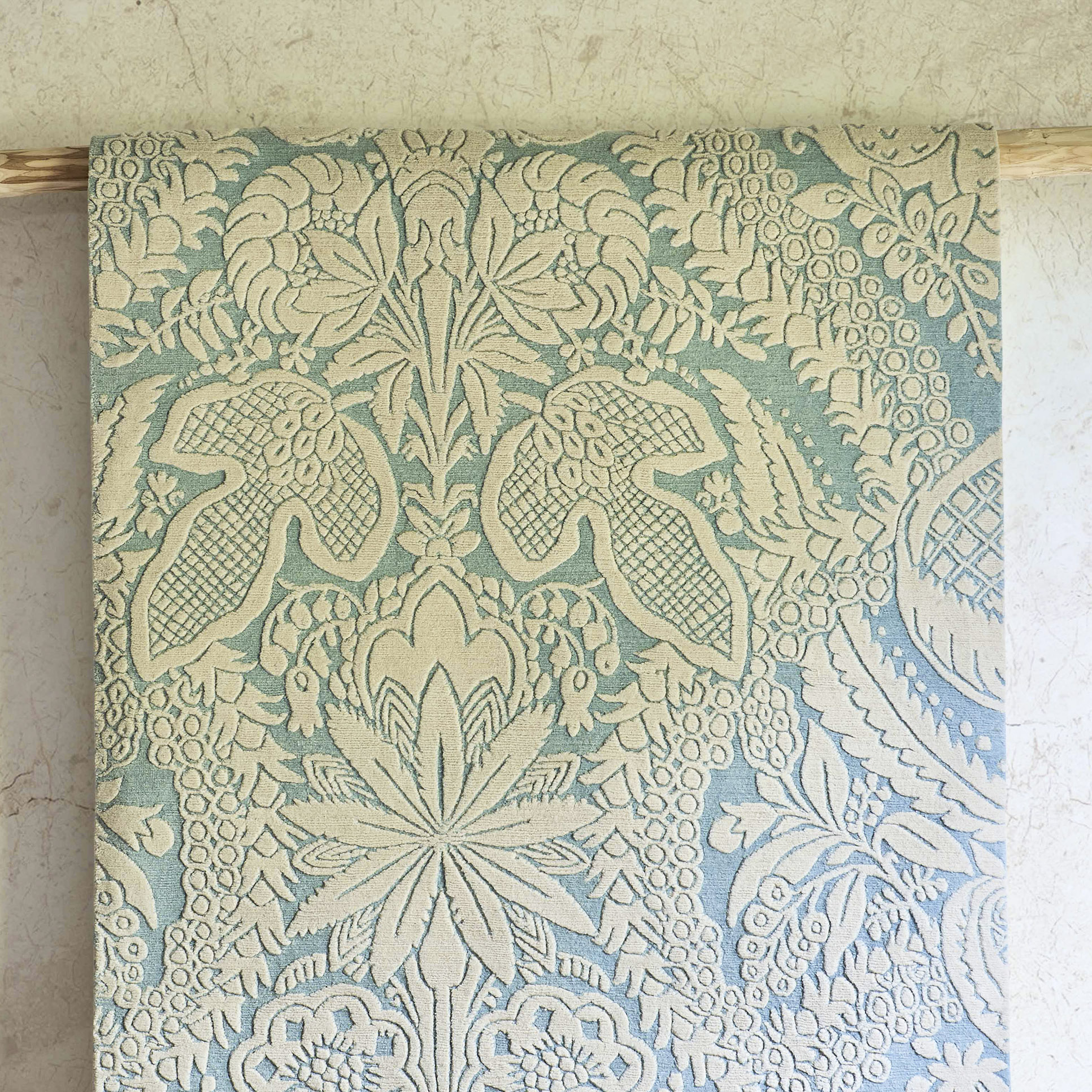 hanbury rug amy kent lewis and wood collaboration